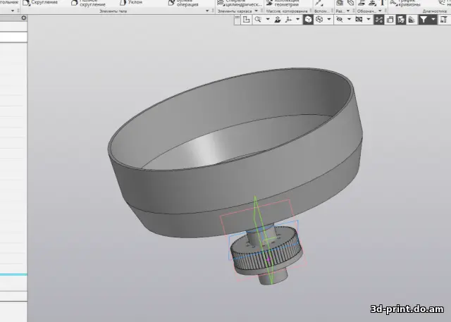 3D-модель "Воронка для слива масла в канистру"