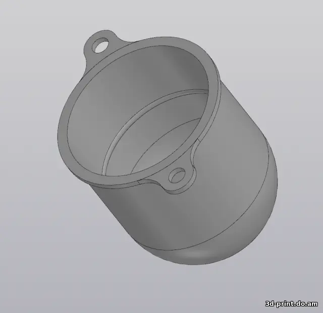 3D-модель "Колпак на фаркоп с ушами"