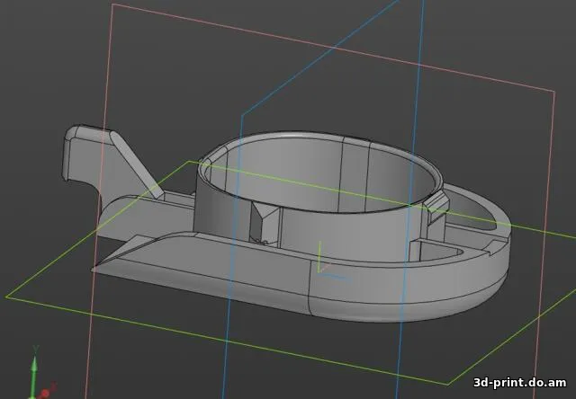 3D-модель "Заглушка дворников Mitsubishi Outlander"