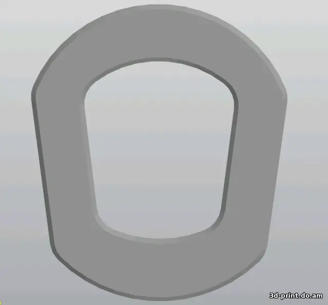 3D-модель "Прокладка для 20л канистры"