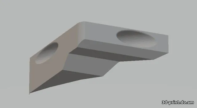 3D-модель "Слив с крыши Уаз Hunter(469 - не точно) v.1"