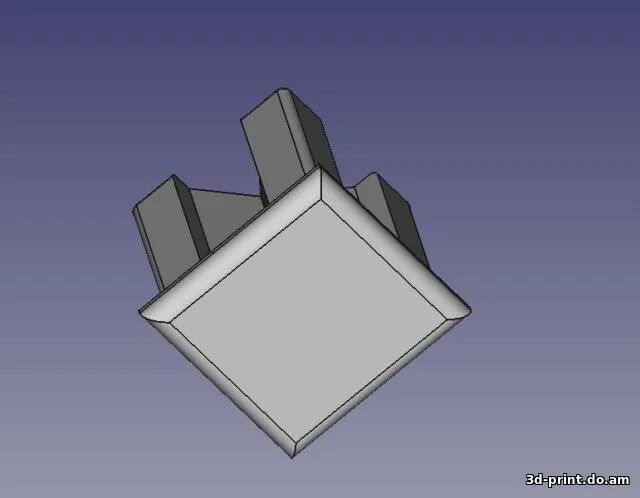 3D-модель "Заглушка в трубу 50х50"