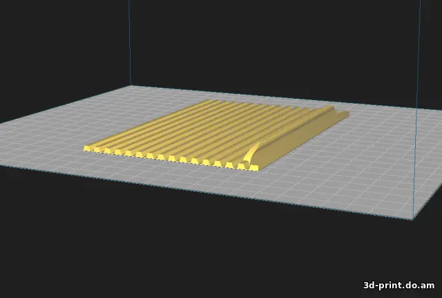 3D-модель "Задняя шторка BMW e46" — STL модель для 3D-печати