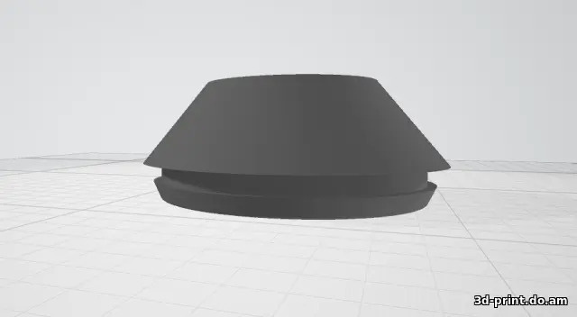 3D-модель "Крышка Кожуха Ремня Грм Renault"