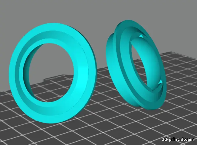 3D-модель "Втулки для замены на рукоятке КПП Renault Logan (1G)"