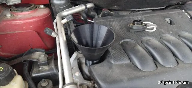 3D-модель "Заглушки и воронка Nissan Qashqai"