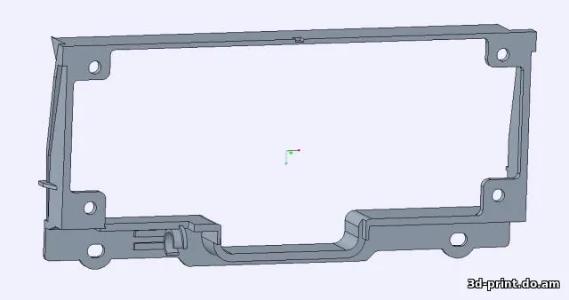 3D-модель "Рамка БУП Volkswagen Passat B3"