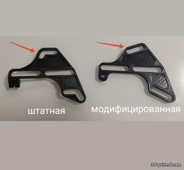 3D-модель "Шторка печки Chevrolet Niva"