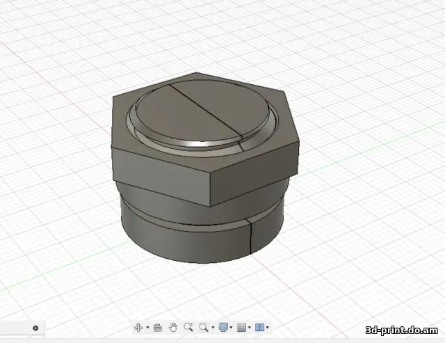 3D-модель "Шарнир дворников Kia Spectra"