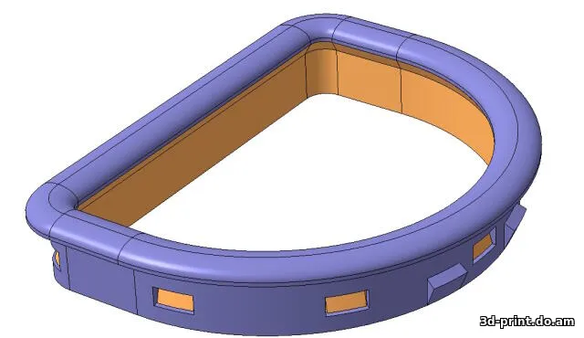 3D-модель "Сетка отопителя 2126, 21261, 2717"