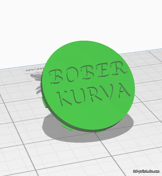 3D-модель "Заглушка литого диска D60мм."