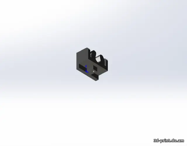 3D-модель "Фиксатор задней полки ВАЗ-2123"