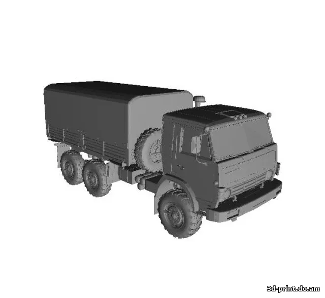 3D-модель "Грузовик КАМАЗ-5350"