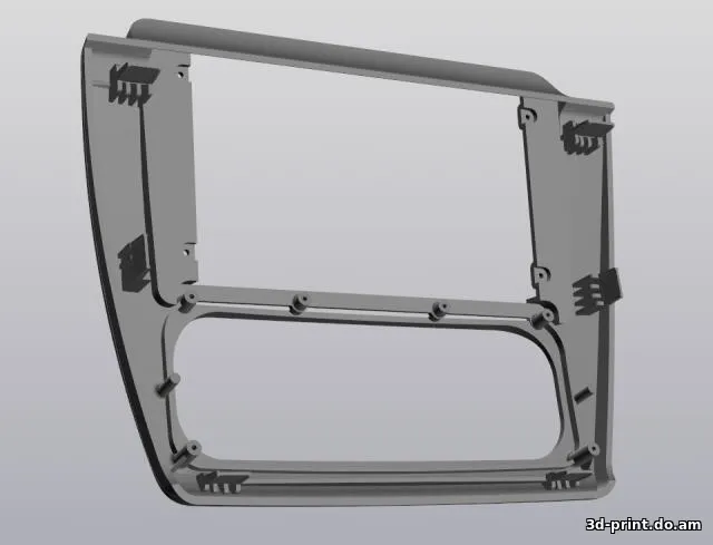 3D-модель "Переходная рамка 9-дюймовой магнитолы для а/м Chrysler Sebring, Dodge Stratus, Volga Siber и др"