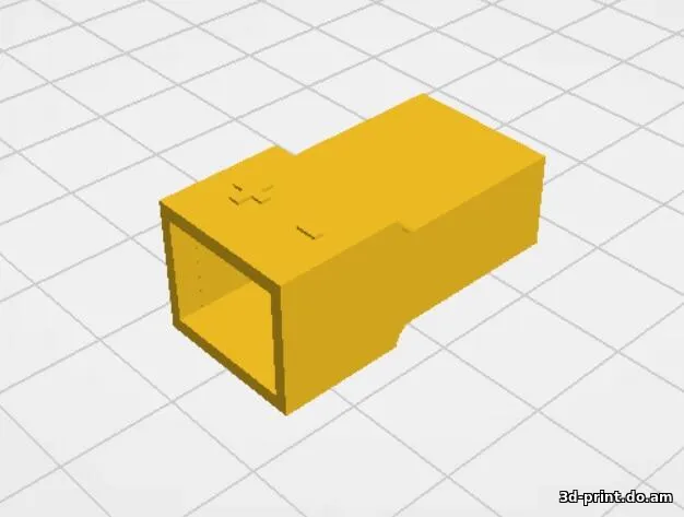 3D-модель "Колодка штыревая 6.3 мм 2-х контактная 502602" — STL модель для 3D-печати