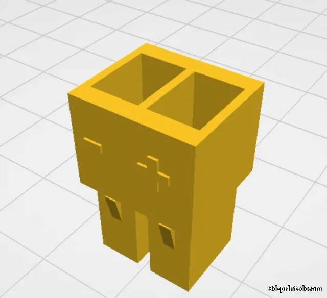 3D-модель "Колодка гнездовая 6.3 мм 2-х контактная 602602" — STL модель для 3D-печати