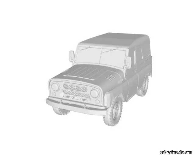 3D-модель "Автомобиль УАЗ 3151"