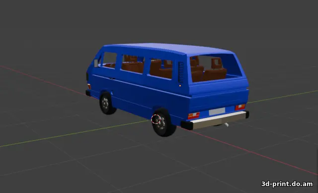 3D-модель "Volkswagen Caravelle T3"
