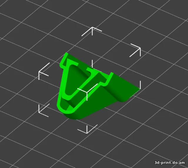 3D-модель "Заглушка молдинга на крыше Оки"