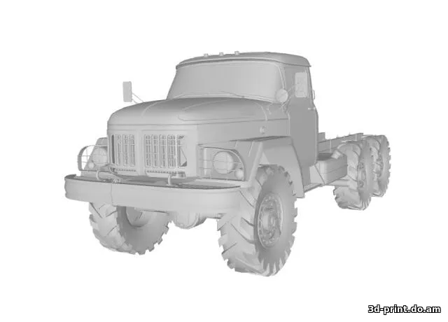 3D-модель "Грузовик ЗИЛ-131" — STL модель для 3D-печати