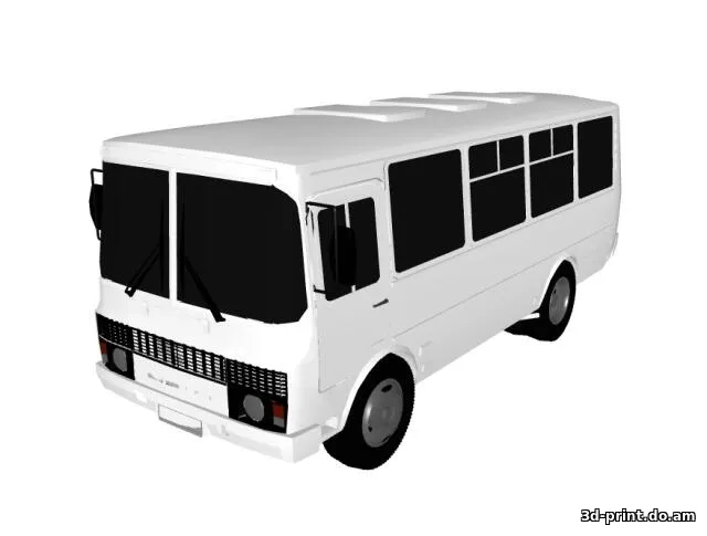 3D-модель "Автобус ПАЗ-3205"