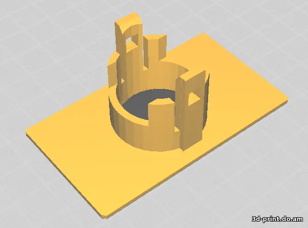 3D-модель "Крепеж парктроника"