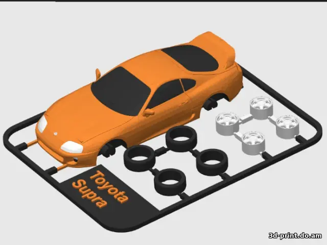 3D-модель "Автомобиль Toyota Supra kit"