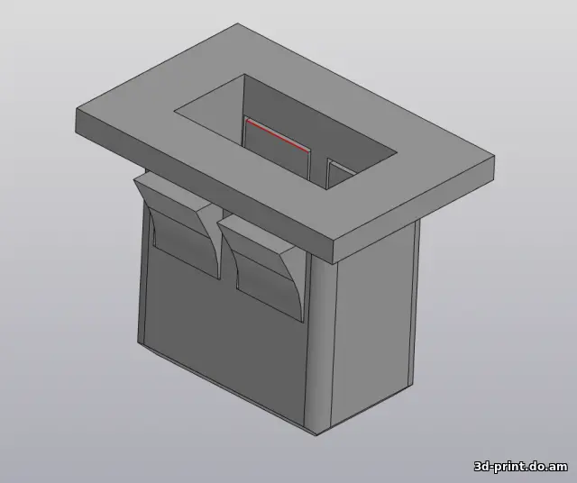 3D-модель "Защёлка заднего сиденья LADA Vesta"