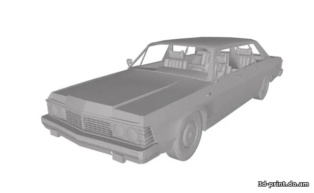 3D-модель "Автомобиль ГАЗ-14"