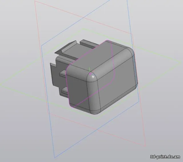 3D-модель "Заглушка кнопка с тонеля кпп Lada Granta / Kalina"