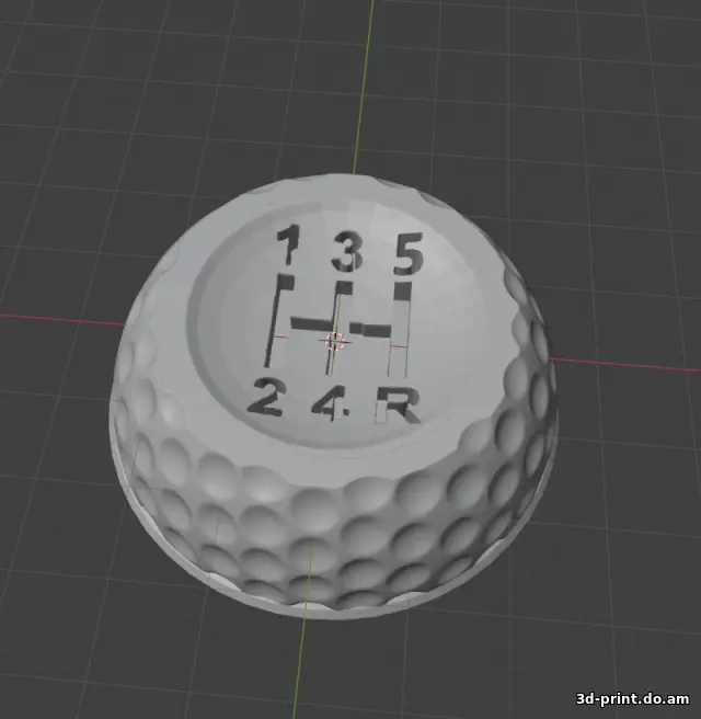 3D-модель "Рукоятка КПП для УАЗ 469"