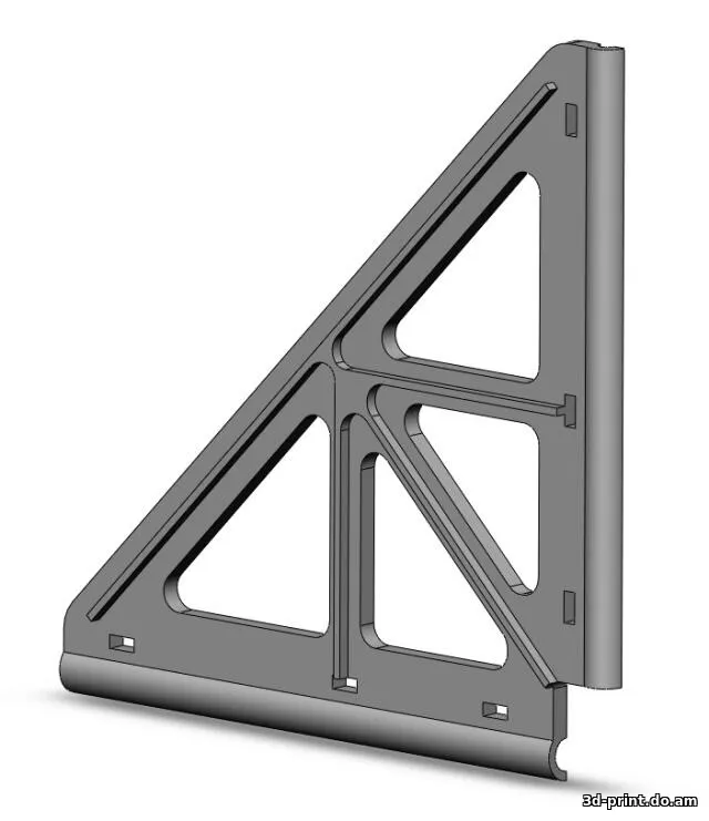 3D-модель "УАЗ Патриот усилитель тяги ручки задней двери" — STL модель для 3D-печати