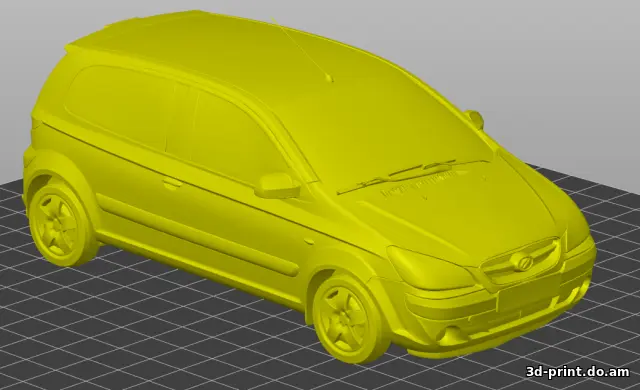 3D-модель "Автомобиль Hyundai Getz"