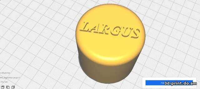 3D-модель "Заглушка передней ступици Lada Largus"