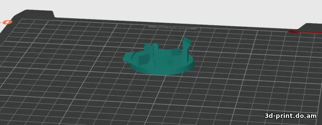 3D-модель "Заглушка буксировочного крюка, Volkswagen (Фольксваген)-Touran" — STL модель для 3D-печати