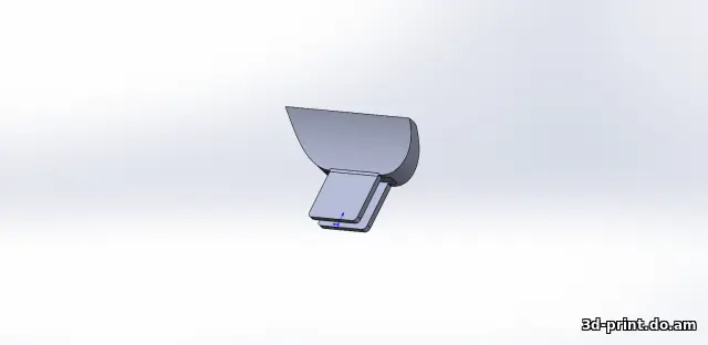 3D-модель "Дефлектор Nissan Qashqai J10"