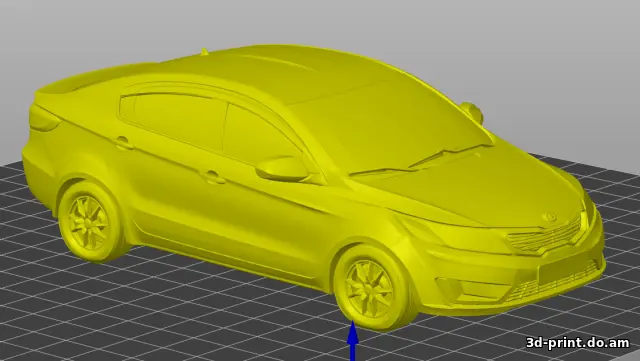 3D-модель "Автомобиль Kia Rio 3 2013"