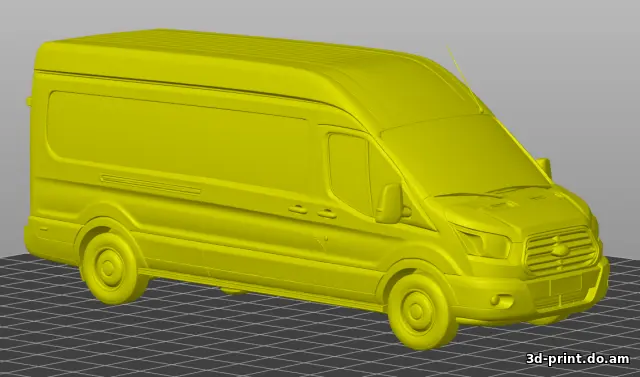 3D-модель "Автомобиль Ford Transit 2013 L4H3"