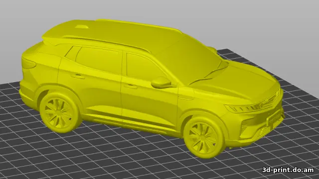 3D-модель "Автомобиль geely coolray sx11"
