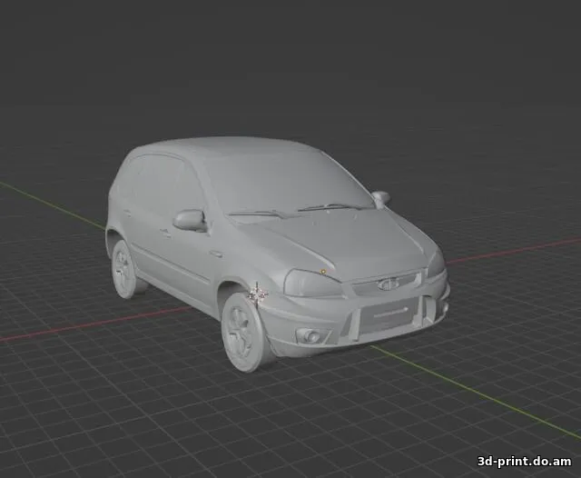 3D-модель "Автомобиль Lada Kalina 1"