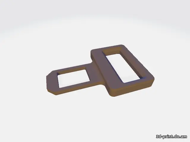 3D-модель "Заглушка ремня безопасности Renault Fluence"