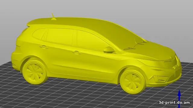 3D-модель "Автомобиль Kia Rio 3 2013 Хетчбек"