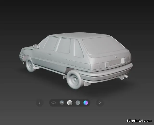 3D-модель "Автомобиль ИЖ ОДА она же 2126"