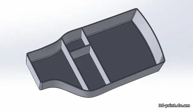 3D-модель "Geely coolray А3 органайзер в подлокотник"