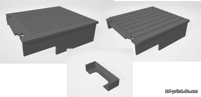3D-модель "RC машинка 1/16 WPL C64-1 удлинитель багажника"