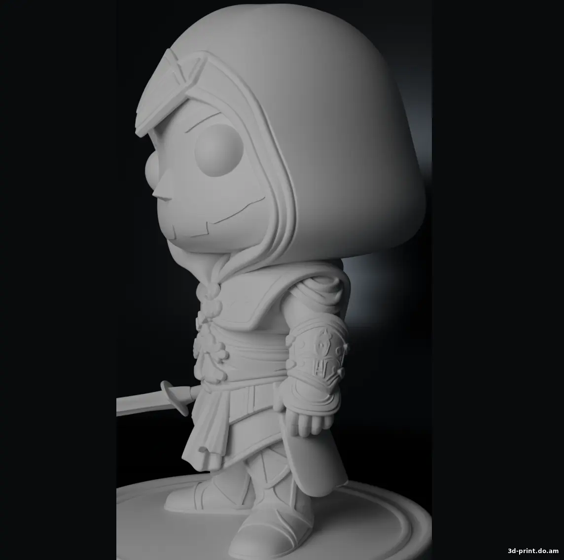 3D-модель "Эцио Аудиторе / AC в стиле Funko Pop"