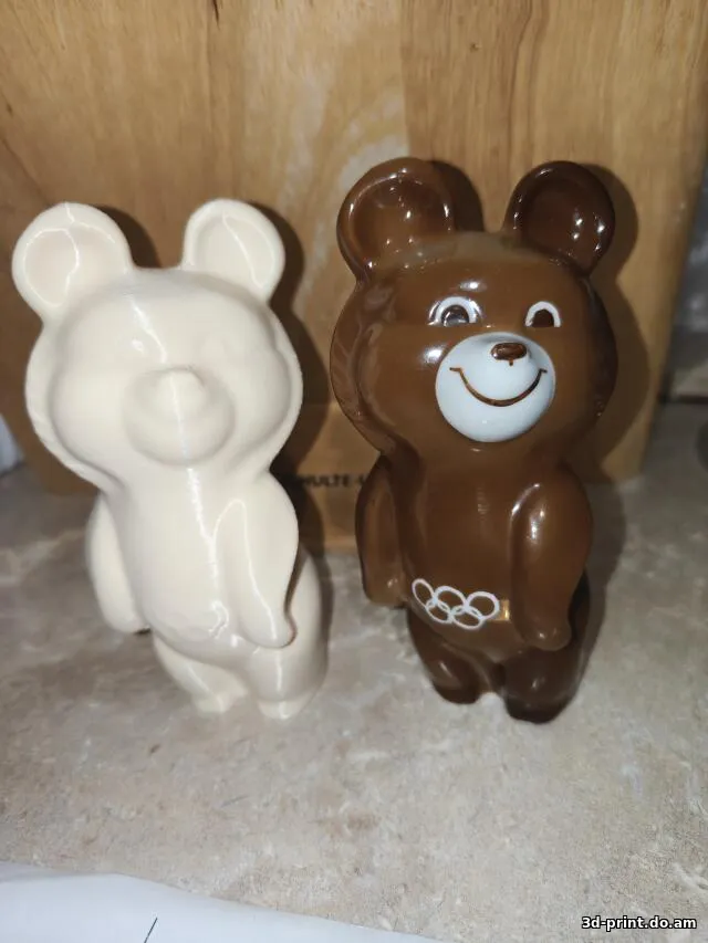 3D-модель "Олимпийский мишка" — STL модель для 3D-печати