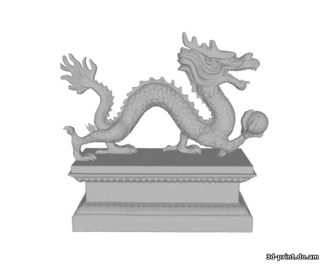 3D-модель "Китайский дракон" — STL модель для 3D-печати