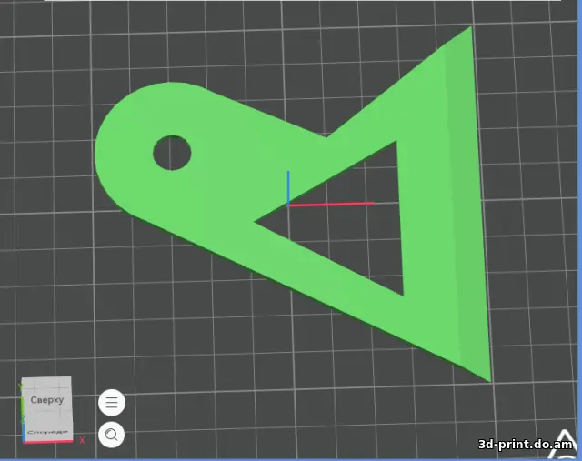 3D-модель "Тонировочный шпатель" — STL модель для 3D-печати