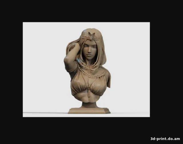 3D-модель "Бюст Клеопатры" — STL модель для 3D-печати